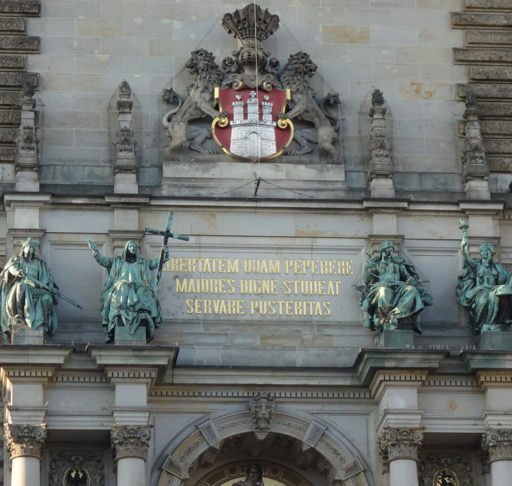 Hamburg Rathaus Fassade Details